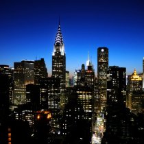 sky line NYC - Alain Montaufier Photographe Poitiers- NewYork-Manhattan-USA-vue nocturne-urbain