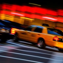 motion - Filé-taxis-NYC-mouvement-Alain Montaufier Photographe Poitiers 86 vienne